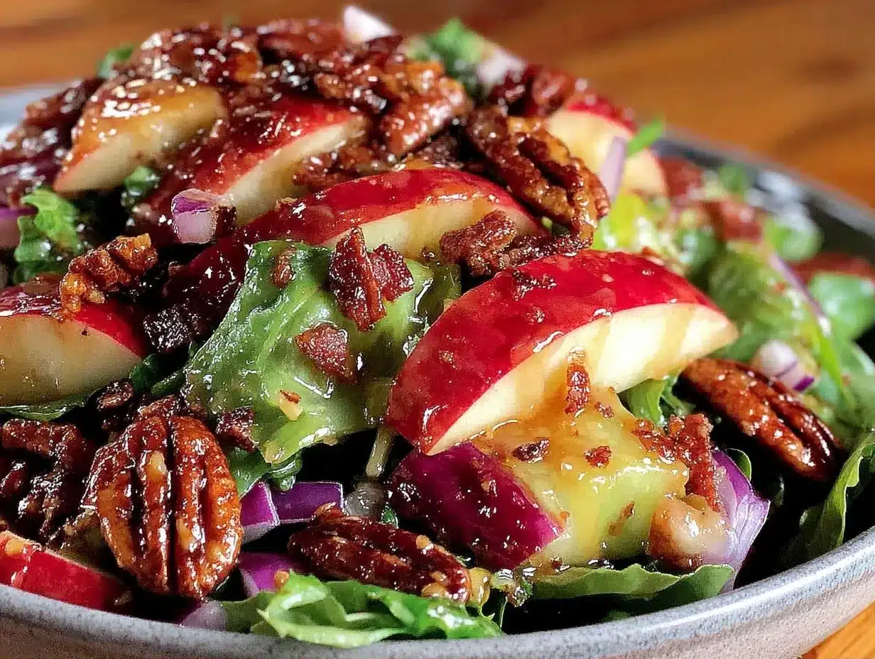 Fall Harvest Salad with Apples Pecans: 3 Easy Ingredients 4 fall harvest salad with apples pecans preparation steps