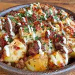 fall sausage potato soup - featured image