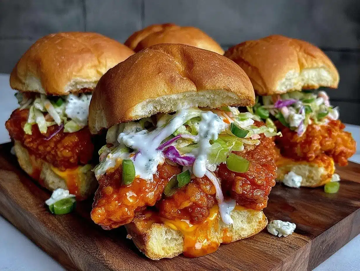 Fun Buffalo Chicken Sliders Kids Help Make 4 fun buffalo chicken sliders preparation steps