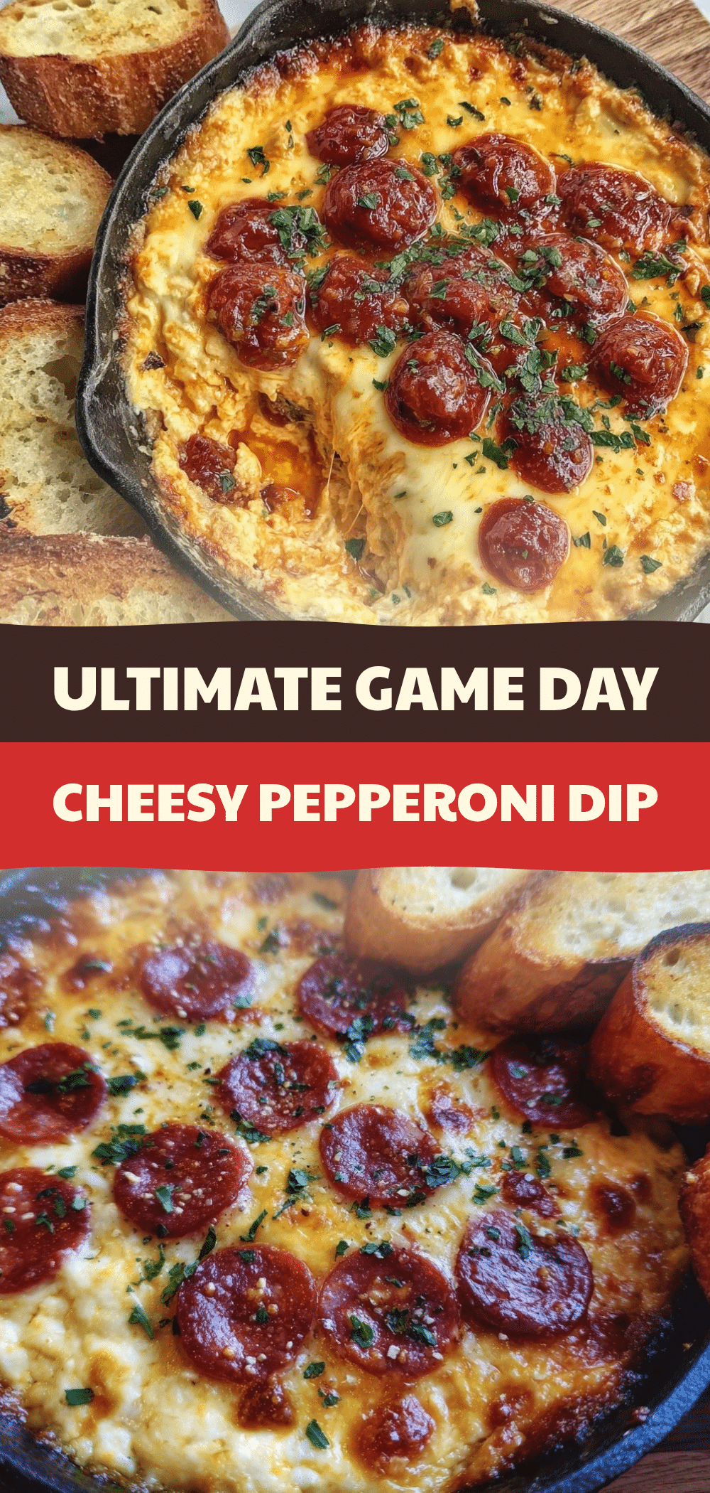 Perfect Gluten-Free Game Day Cheesy Pepperoni Pizza Dip 5 Game Day Cheesy Pepperoni Pizza Dip recipe