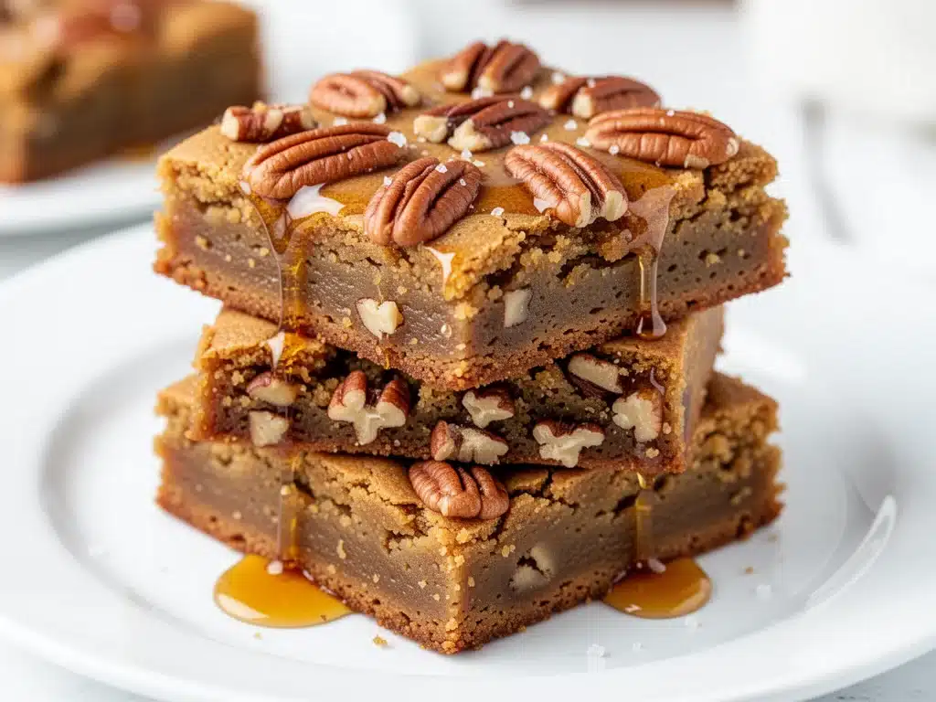 Golden Maple Dessert Blondies - featured image