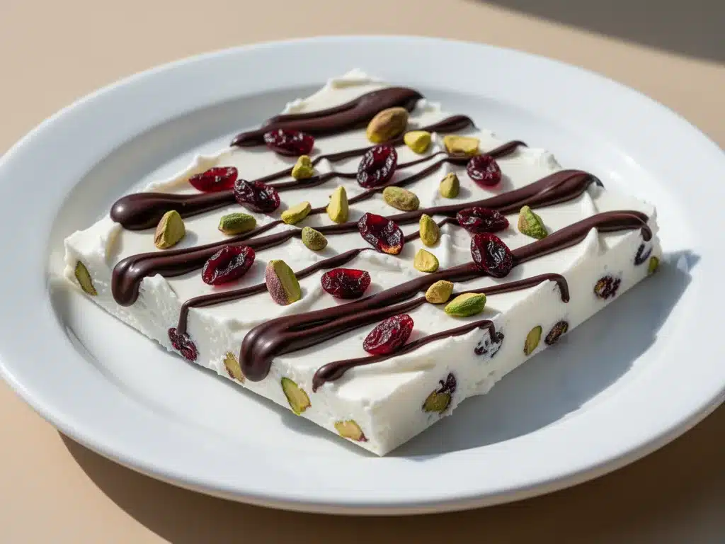 Greek Yogurt Dessert Bark: 3-Ingredient Healthy No Bake Snack 4 Greek Yogurt Dessert Bark preparation steps