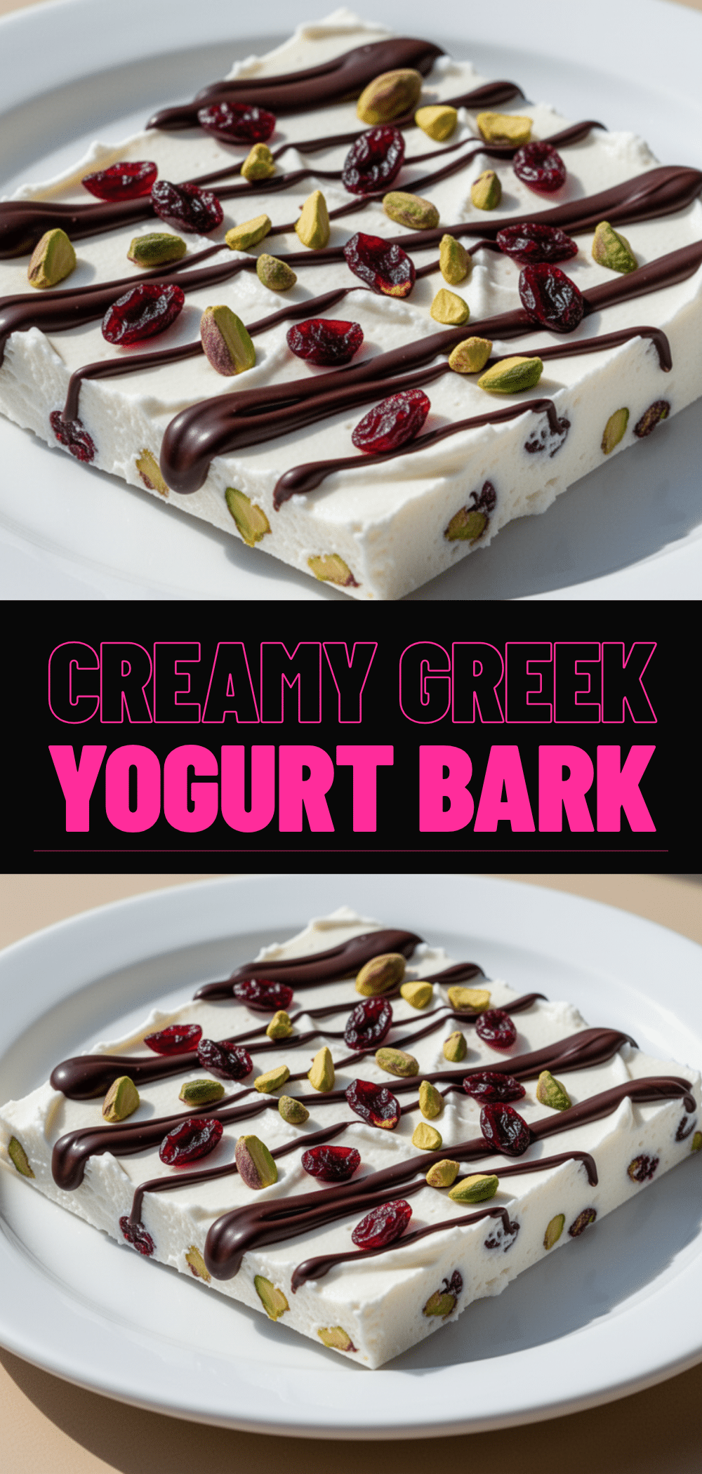 Greek Yogurt Dessert Bark: 3-Ingredient Healthy No Bake Snack 5 Greek Yogurt Dessert Bark recipe