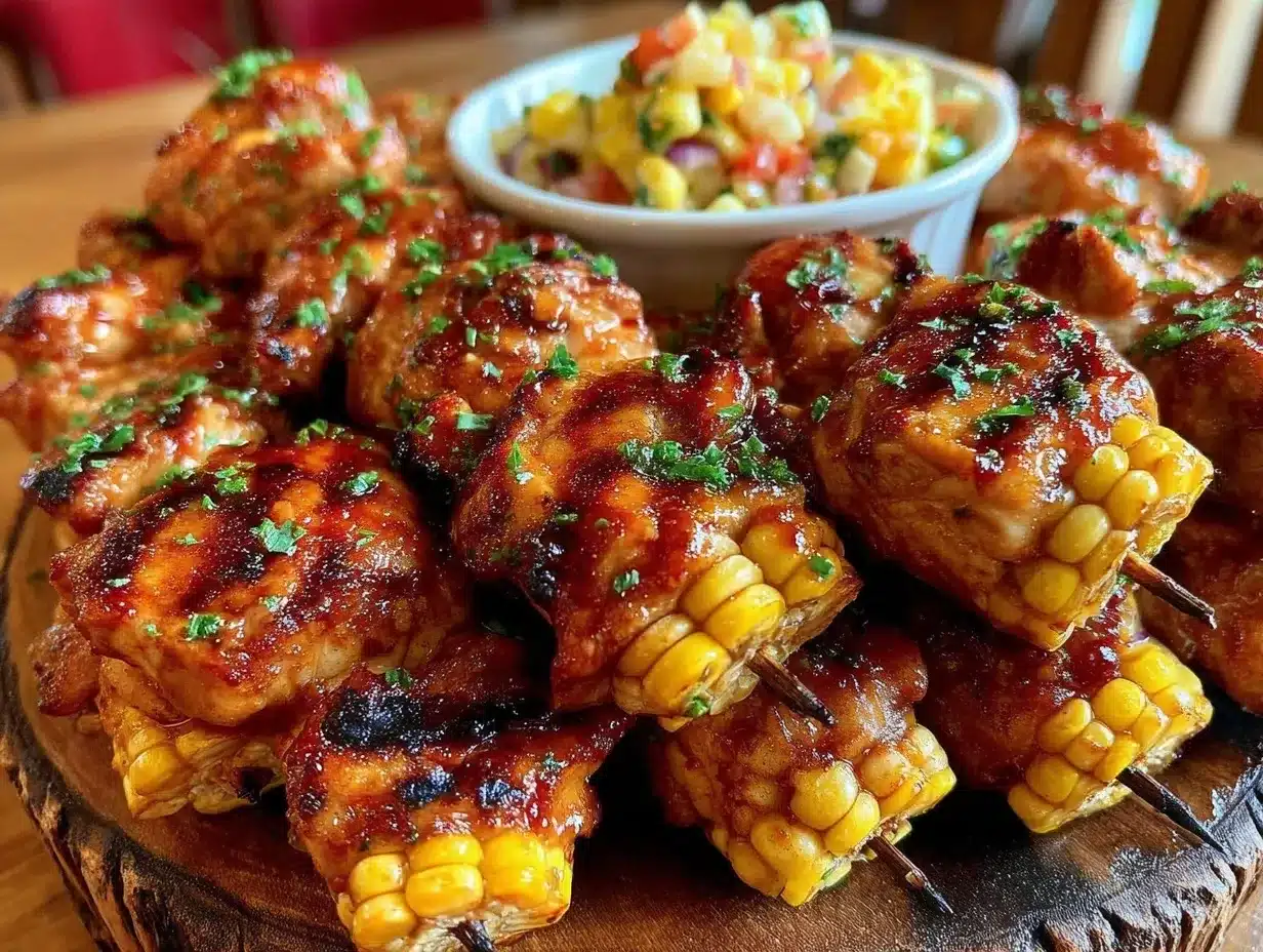 Grilled BBQ Chicken Skewers: Best Summer Fuel 4 Grilled BBQ Chicken Skewers preparation steps