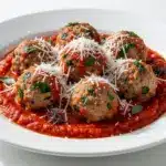 ground turkey meatballs - featured image