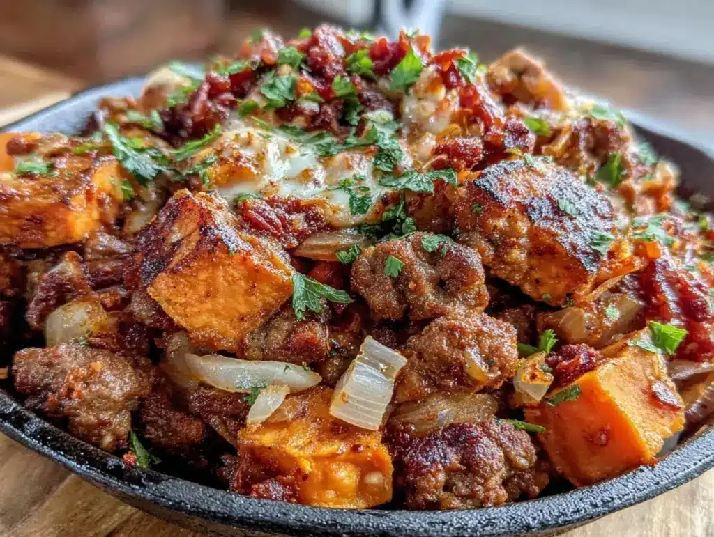 Ground Turkey Sweet Potato Skillet - featured image