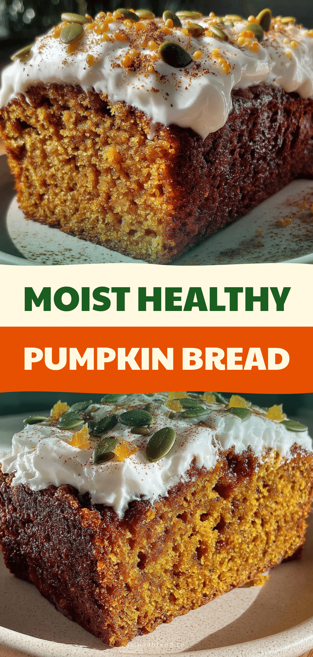 Healthy Pumpkin Bread: 1 Greek Yogurt Trick 5 healthy pumpkin bread recipe