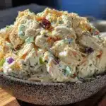 high-protein cottage cheese chicken salad - featured image
