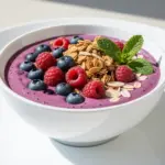 iced smoothie drink bowl - featured image