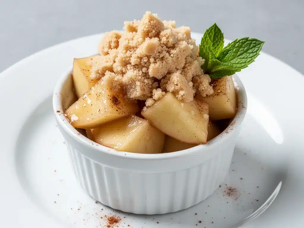 Keto Cinnamon Apple Dessert Cups: 5-Min Easy Low Carb 4 Keto Cinnamon Apple Dessert Cups preparation steps