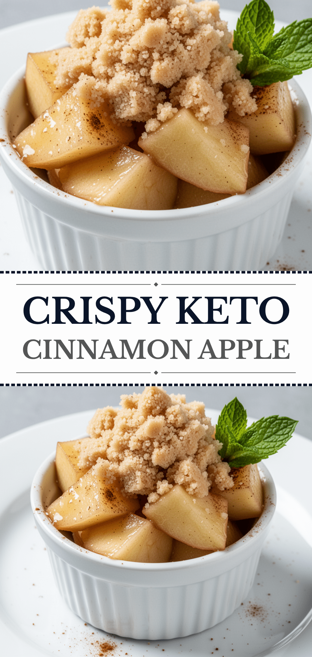 Keto Cinnamon Apple Dessert Cups: 5-Min Easy Low Carb 5 Keto Cinnamon Apple Dessert Cups recipe