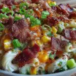 Labor Day Creamy Bacon Ranch Pasta Salad - featured image