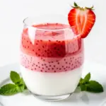 layered pink drink copycat - featured image
