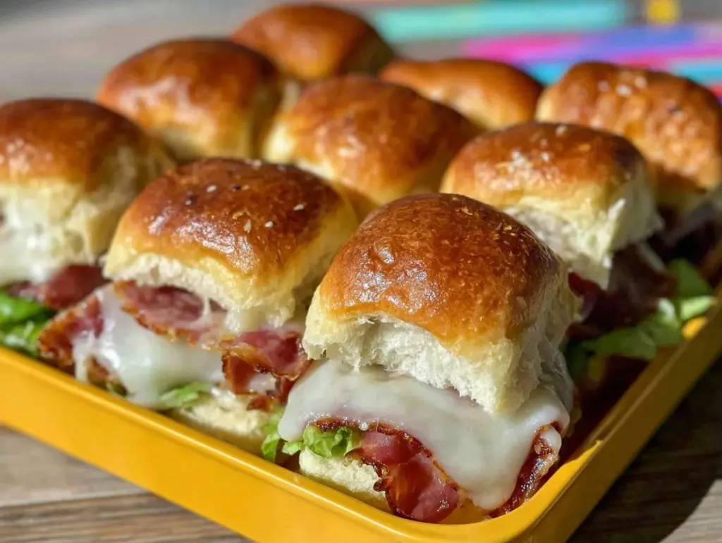 make-ahead ham cheese sliders - featured image