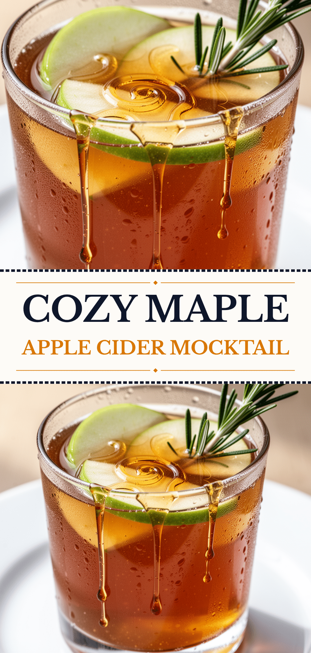 Maple Apple Cider Mocktail: Easy Fall Drink 5 Maple Apple Cider Mocktail recipe