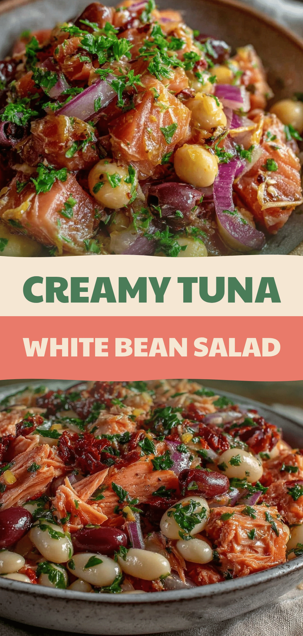 Mediterranean Tuna White Bean Salad: 5-Ingredient Summer Entertaining 5 Mediterranean Tuna White Bean Salad recipe