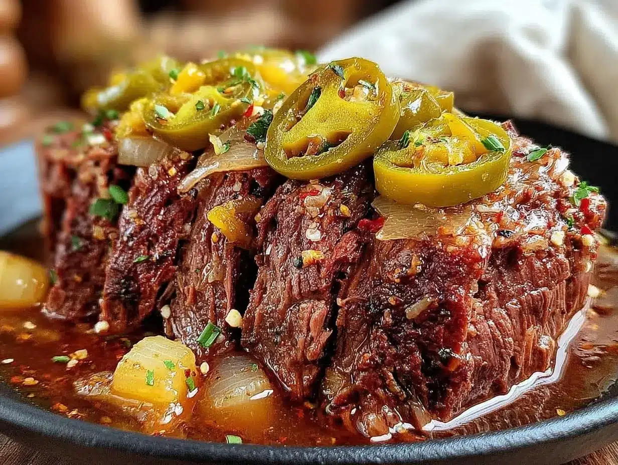 Easy Mississippi Pot Roast: Best 8-Hour Crockpot Recipe 4 Mississippi Pot Roast preparation steps