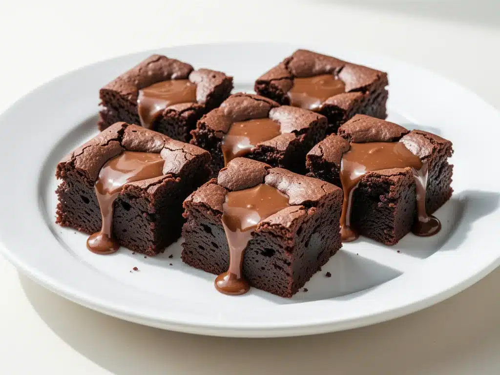 Molten Fudge Center Brownies - featured image