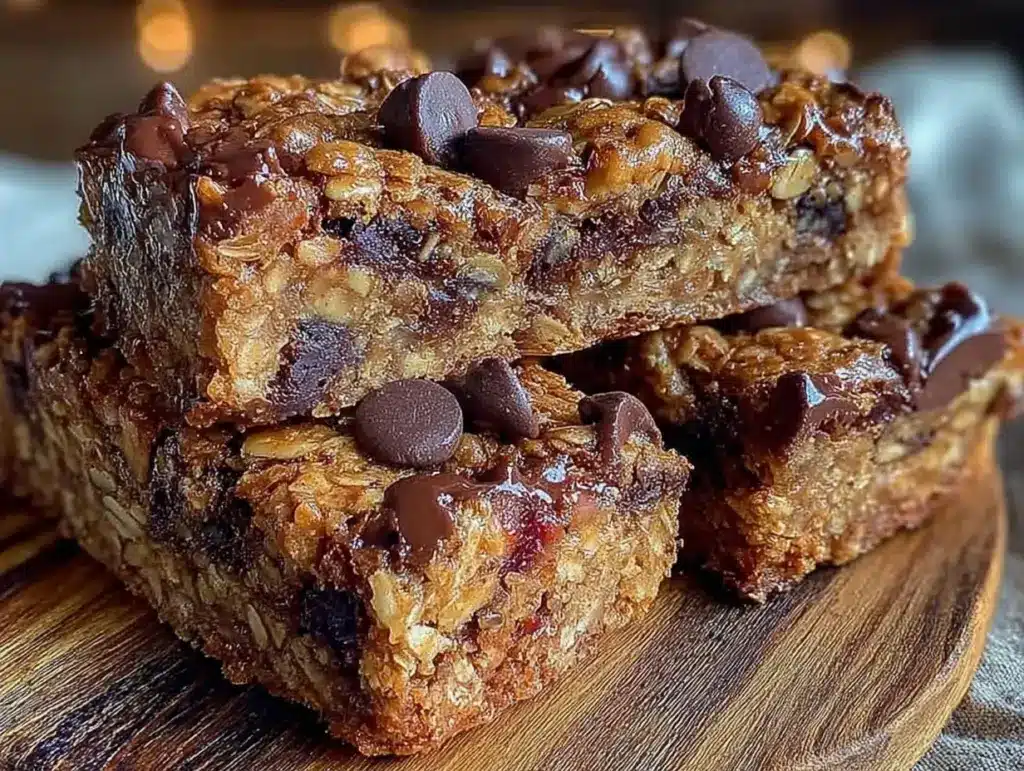 no bake chewy granola bars - featured image