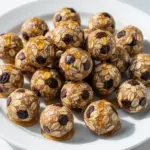 no-bake honey oat energy bites - featured image