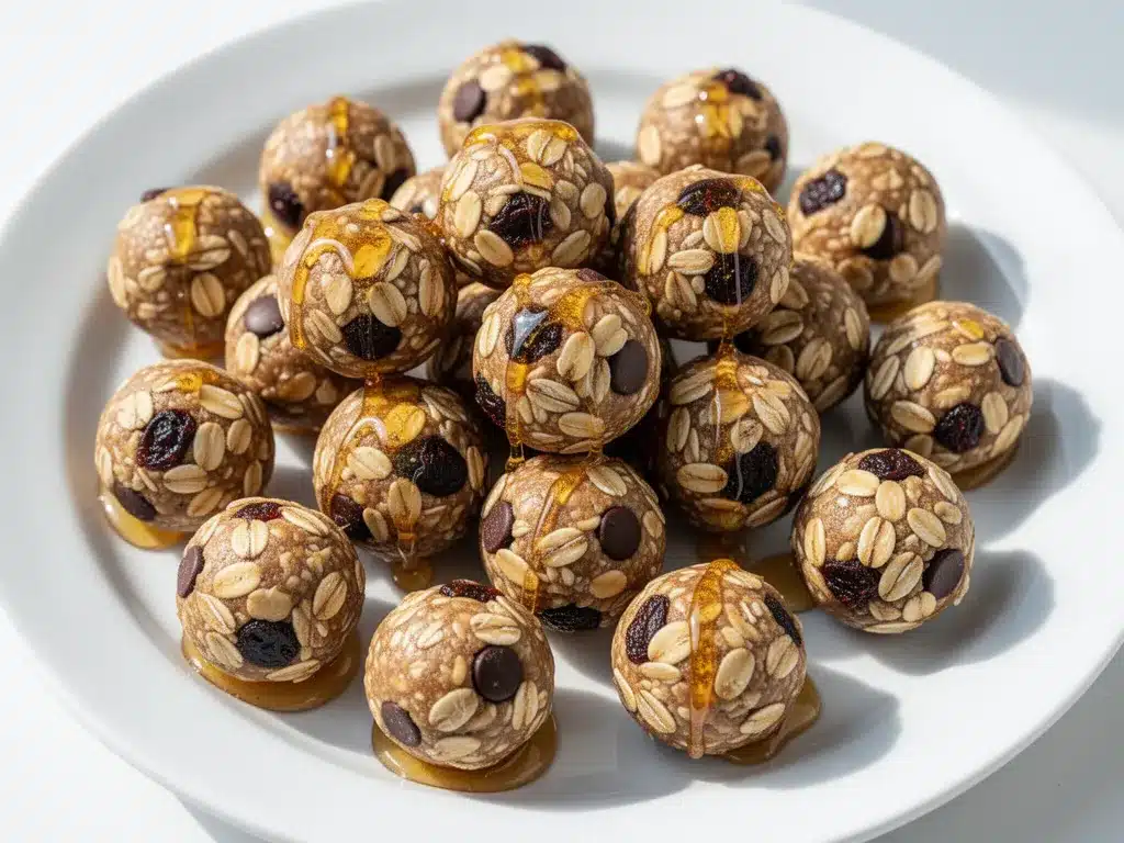 No-Bake Honey Oat Energy Bites: 5-Ingredient Healthy Snack 4 no-bake honey oat energy bites preparation steps