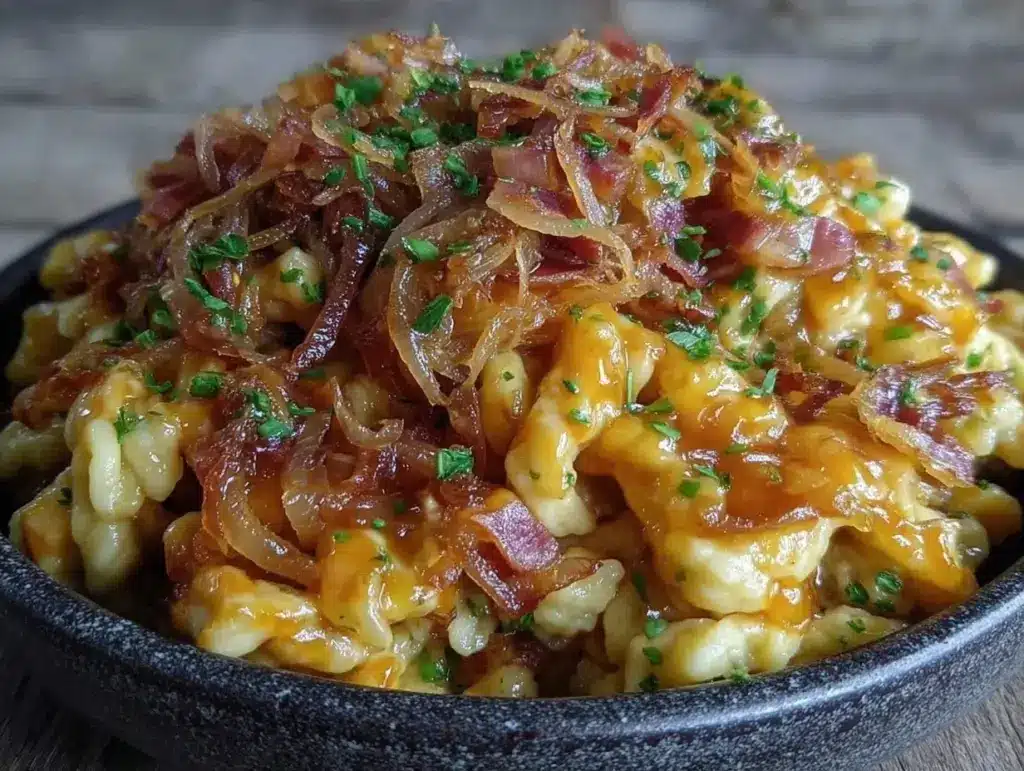Oktoberfest Cheesy Spaetzle - featured image