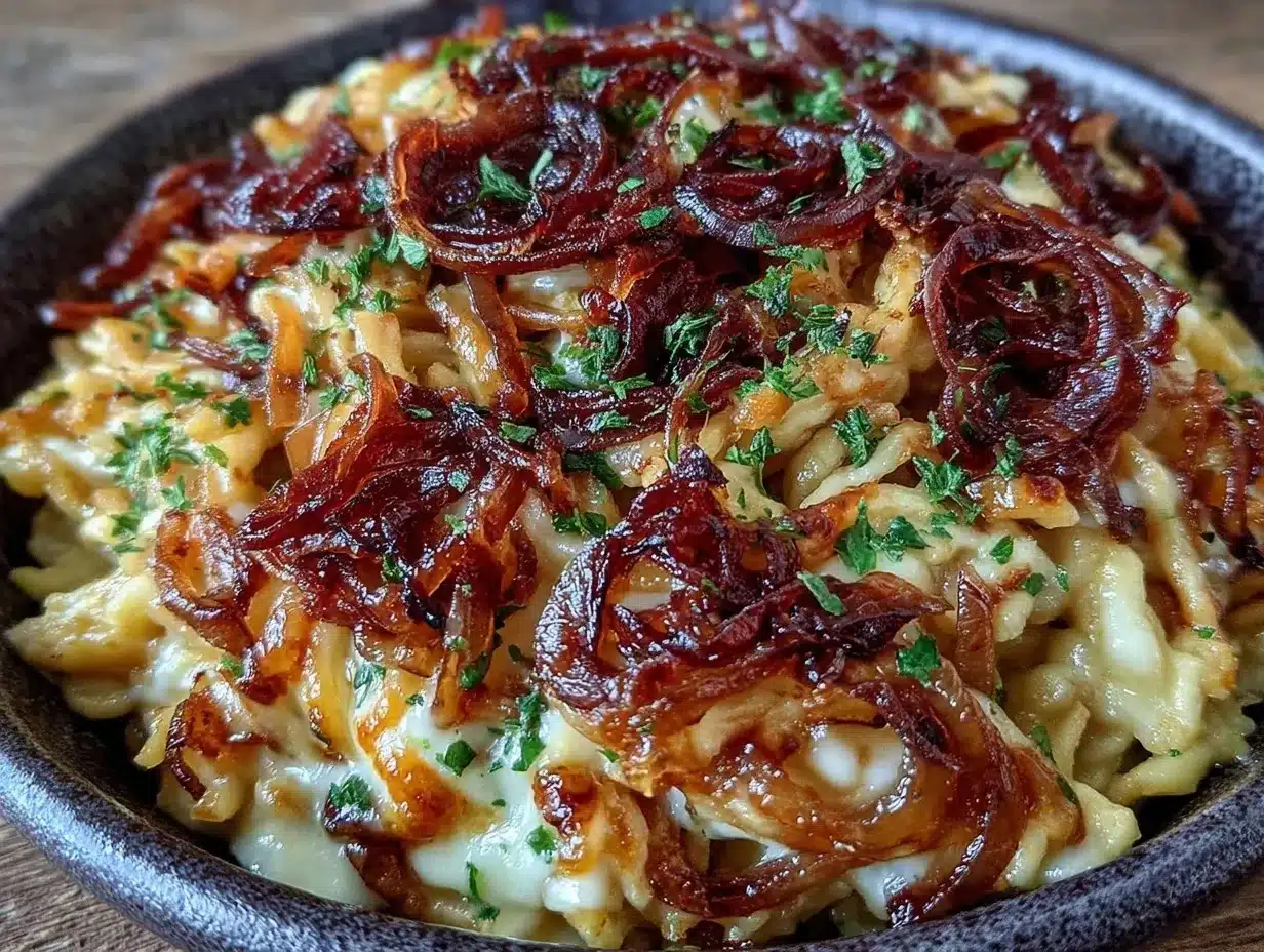Oktoberfest Cheesy Spaetzle: Easy Gluten-Free Comfort Food 4 Oktoberfest Cheesy Spaetzle preparation steps