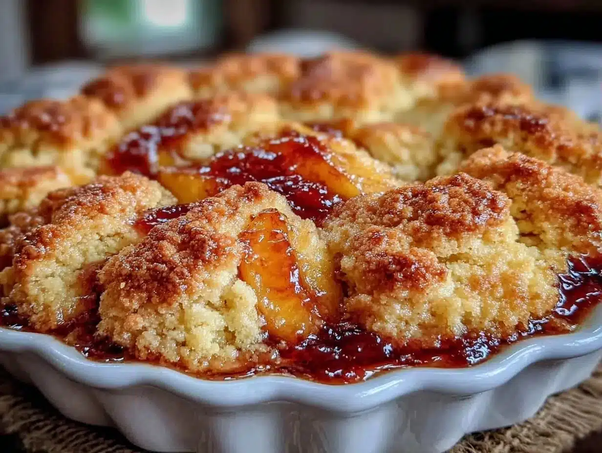 Old Fashioned Peach Cobbler: Best Easy 45 Min Dessert 4 Old Fashioned Peach Cobbler preparation steps