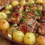 One-Pan Garlic Butter Chicken and Potatoes - featured image
