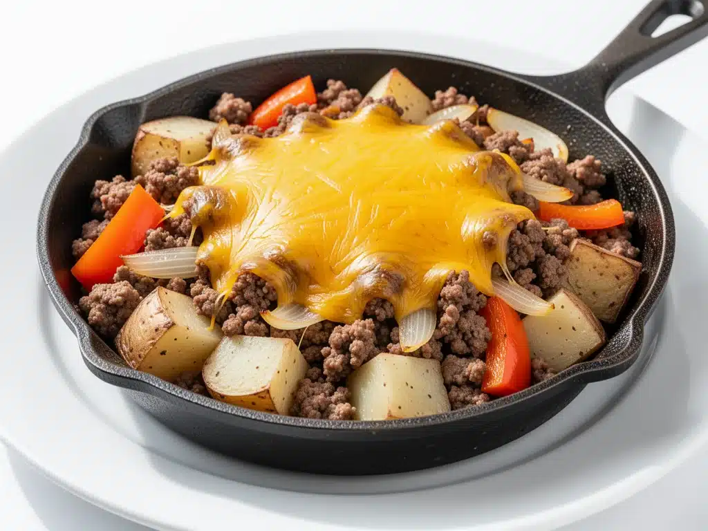 One Pan Ground Beef Skillet - featured image
