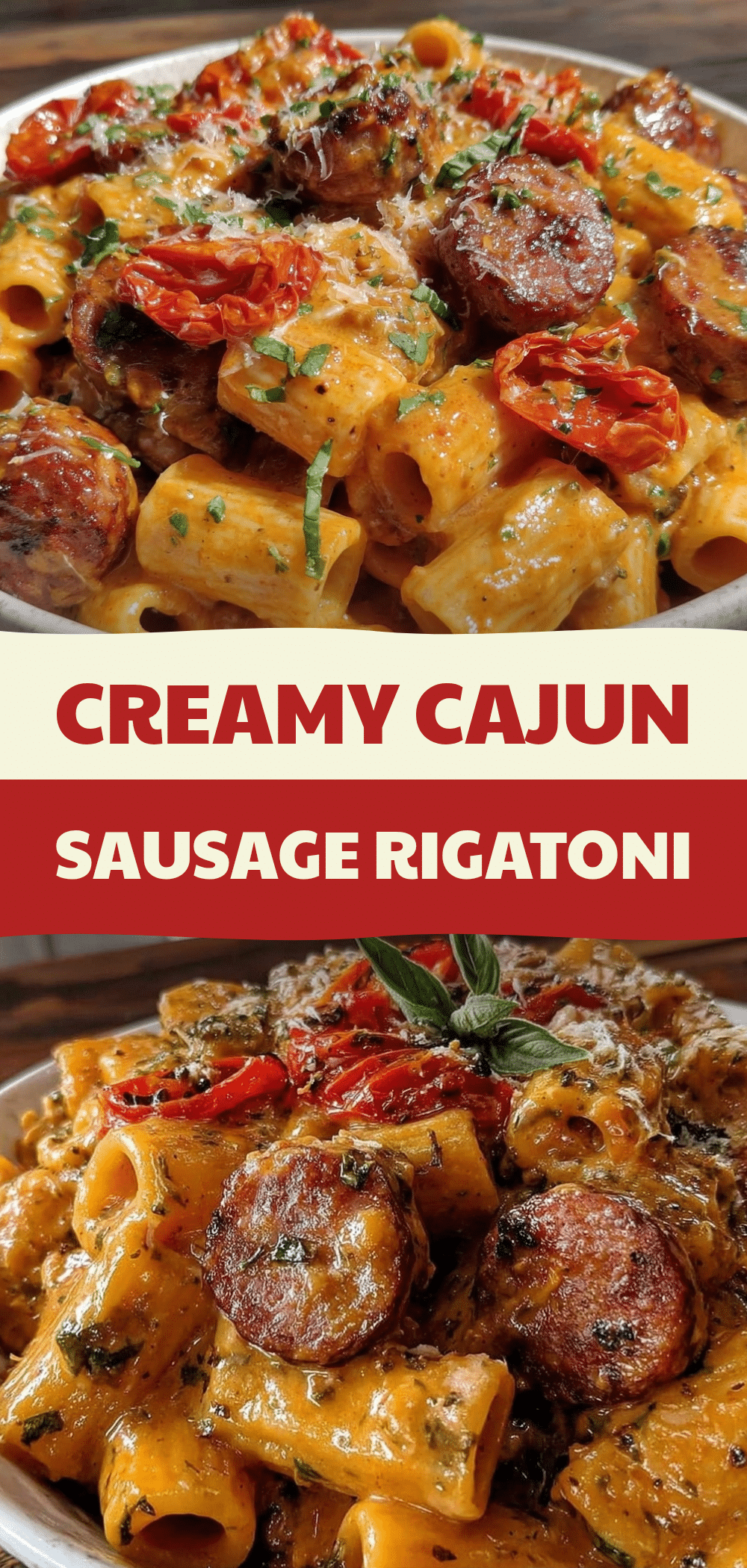 Grandma’s One-Pot Creamy Cajun Sausage Rigatoni: The Way She Made It 5 One-Pot Creamy Cajun Sausage Rigatoni recipe