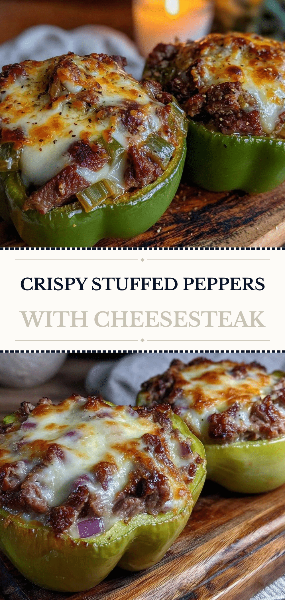 Philly Cheesesteak Stuffed Peppers: Easy Dinner Party Idea 5 Philly Cheesesteak Stuffed Peppers recipe