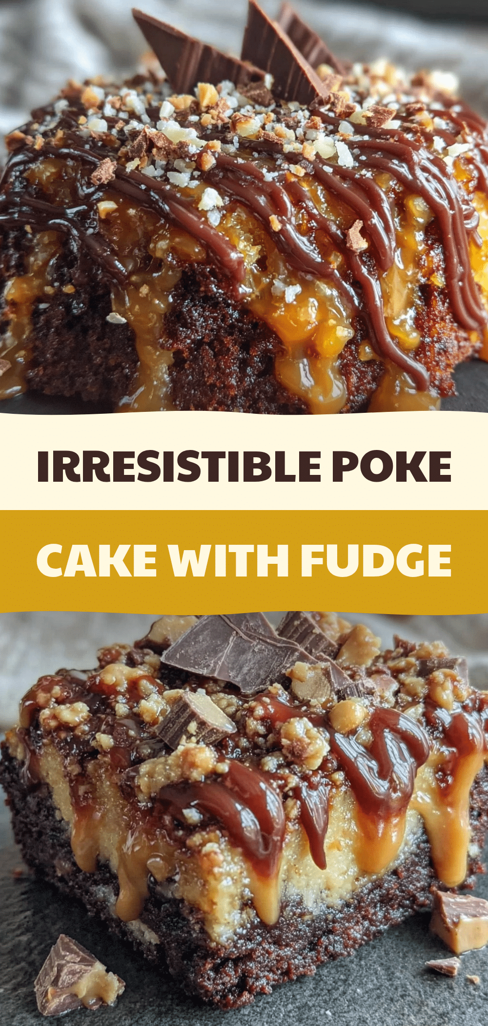 Reeses Poke Cake: Grandmothers Easy Homemade Fudge Drizzle 5 Reeses Poke Cake recipe