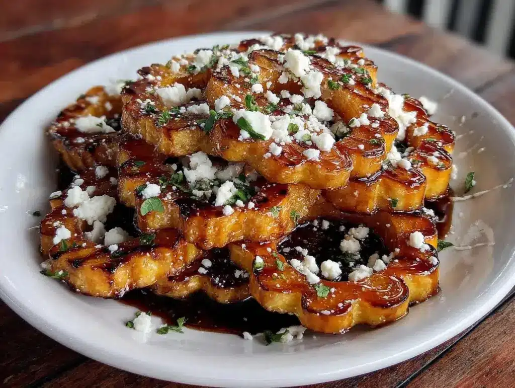 Roasted Delicata Squash with Hot Honey - featured image