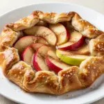 rustic apple galette - featured image
