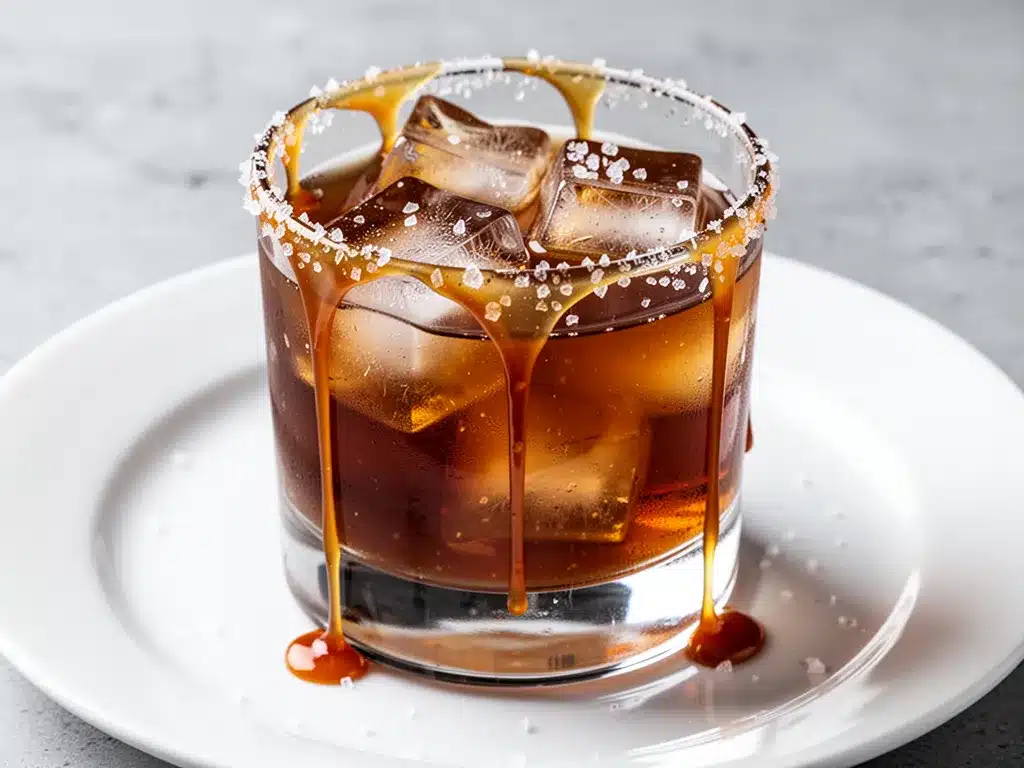 Salted Caramel Whiskey Drink: Best Easy Winter Cocktail 4 salted caramel whiskey drink preparation steps