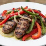 Sheet Pan Sausage and Peppers - featured image