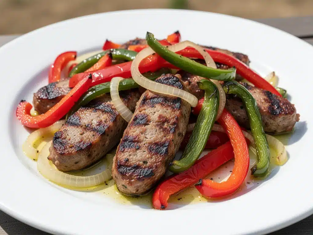 Sheet Pan Sausage and Peppers: Easy Summer Dinner 4 Sheet Pan Sausage and Peppers preparation steps