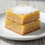 simple lemon dessert bars - featured image