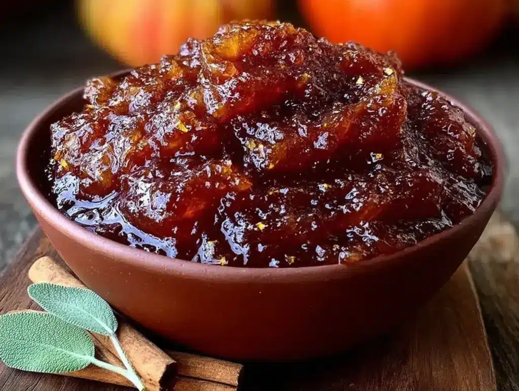 slow cooker cinnamon apple butter - featured image