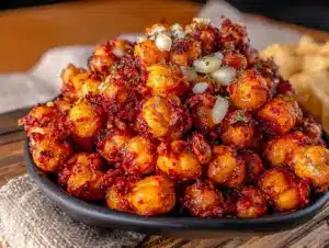 small-batch air fryer chickpeas - featured image