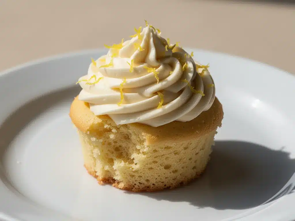 Small-Batch Lemon Cupcakes: 6 Best Cream Cheese Swirl 4 small-batch lemon cupcakes preparation steps