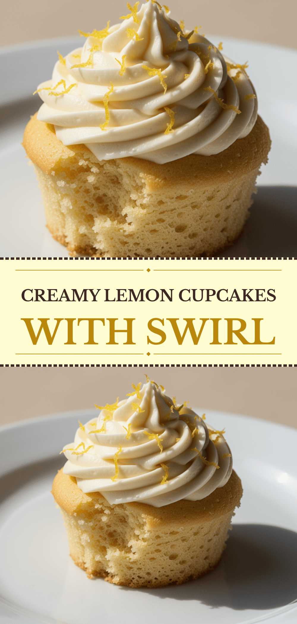 Small-Batch Lemon Cupcakes: 6 Best Cream Cheese Swirl 5 small-batch lemon cupcakes recipe