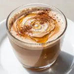 soothing warm cinnamon honey latte - featured image