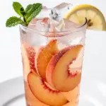 Sparkling Peach Crown Royal Cocktail - featured image