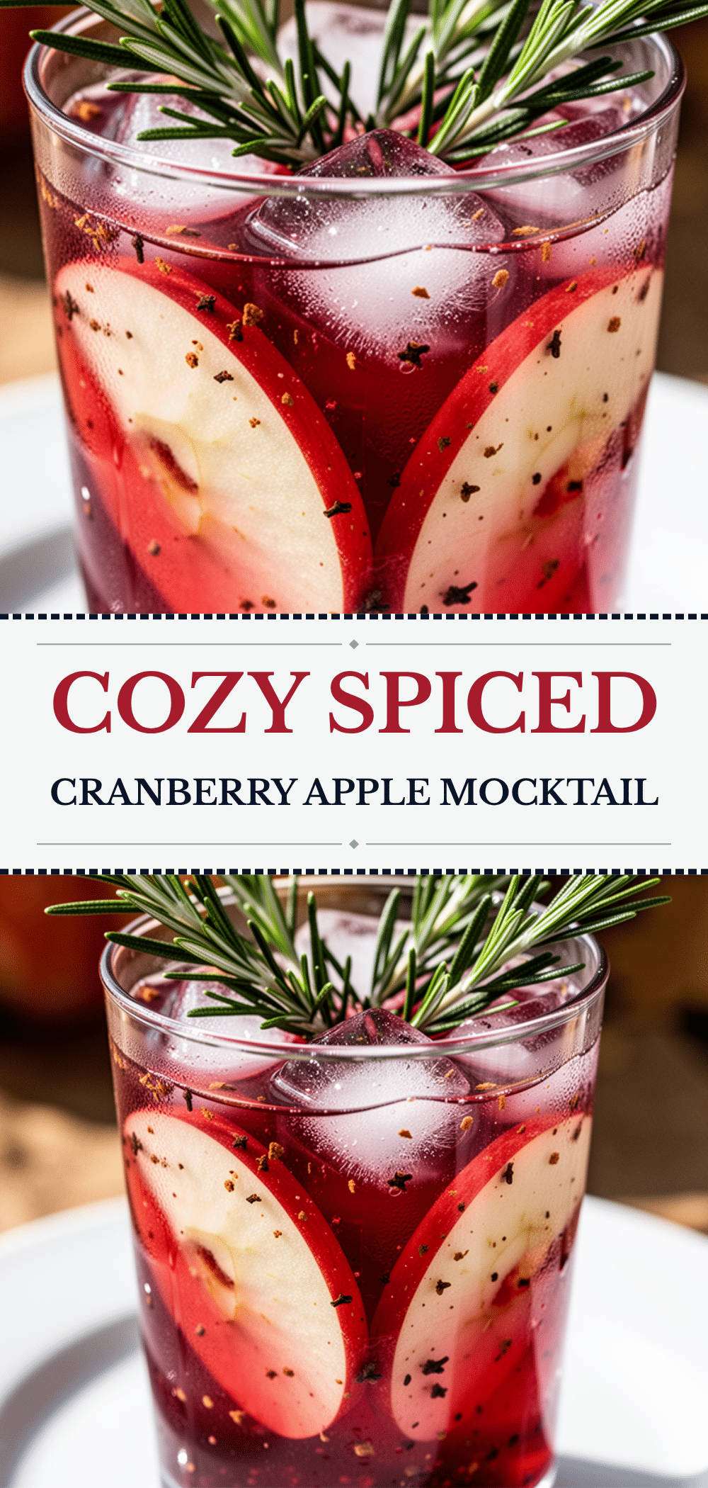 Spiced Cranberry Apple Mocktail: Best Easy Fall Drink 5 Spiced Cranberry Apple Mocktail recipe