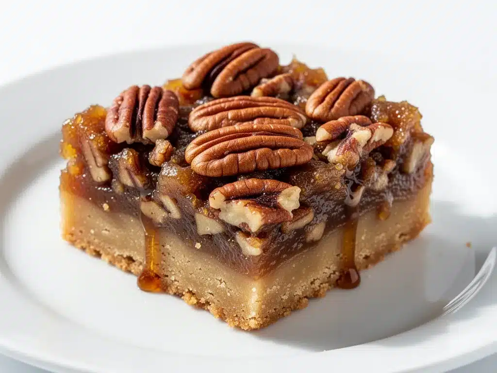 Sticky Maple Pecan Bars: 5-Step Easy Homemade Shortbread 4 Sticky Maple Pecan Bars preparation steps