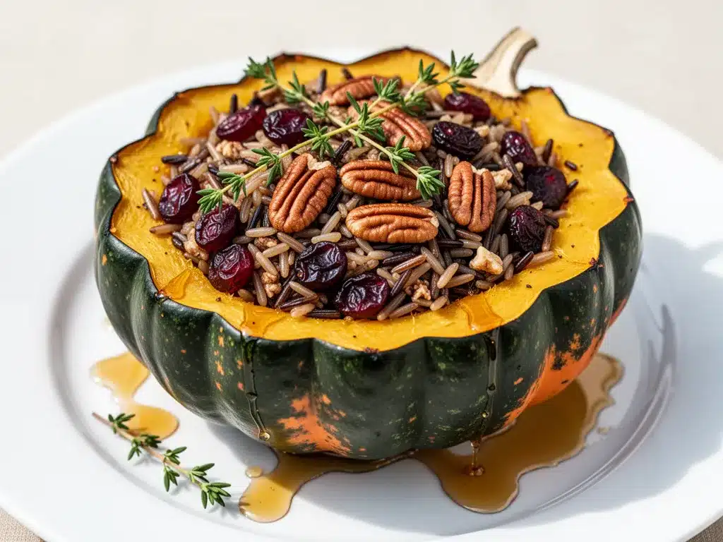 Stuffed Acorn Squash: Easy Fall Dinner Idea 4 stuffed acorn squash preparation steps