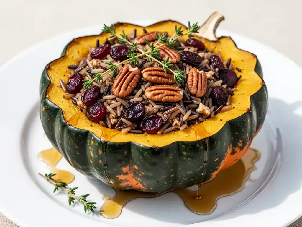stuffed acorn squash - featured image