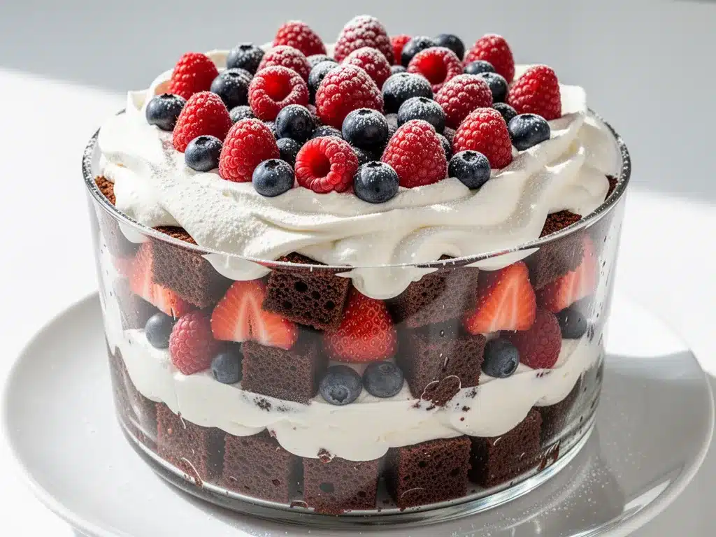 Summer Berry Dessert Trifle: Easy No Bake Party Recipe 4 Summer Berry Dessert Trifle preparation steps